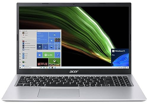 acer Ordinateur portable Aspire 3 fin et léger, écran FHD de 15,6 po, processeur Core i3-1115G4 de 11e génération jusqu'à 4,1 GHz, 8 Go de RAM, SSD PCIe de 512 Go, webcam, clavier, Wi-Fi, RJ-45, HDMI,