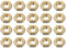 Tuercas hexagonales de latón M4, tuerca hexagonal de rosca gruesa, tuercas hexagonales de metal de alta resistencia, diámetro interior de rosca de 4 mm, 100 unidades