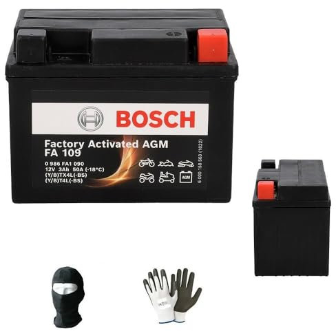 Compatible with KTM SXF 4T 450 2011 A 2015 DIY Battery YTX4L-BS YT4L-BS Bosch FA1090 Ready to ASSEMBLE BATTERY GEL SLA 3AH 12VOLT 113X70X85CM
