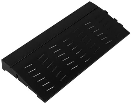 minkissy Plastic Ramp for Robot Vacuum Non-Slip Doorway Strip for Garage Steps and Slopes Compatible and Height 2.0 Black