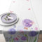 Ambiente Tischläufer Dekodecke Läufer 150x40 cm 100% Baumwolle Blumen Gräser Pastell Farben Serie Flower Beauty