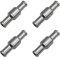 Iyalezirk 4X Servomoteur de Frein de Clapet Anti-Retour 10Mm sans Retour Soupape Unidirectionnelle Soupape Anti-Retour Tuyau de Vide Soupape en Aluminium