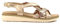 Ladies Roma Rose Gold Sandal 5 Rose