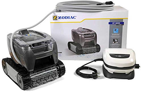 TornaX OT 3200 Poolroboter - Leicht, Effizient & Leistungsstark - Reinigt Boden & Wände bis 9x4m - Optimale Sauberkeit
