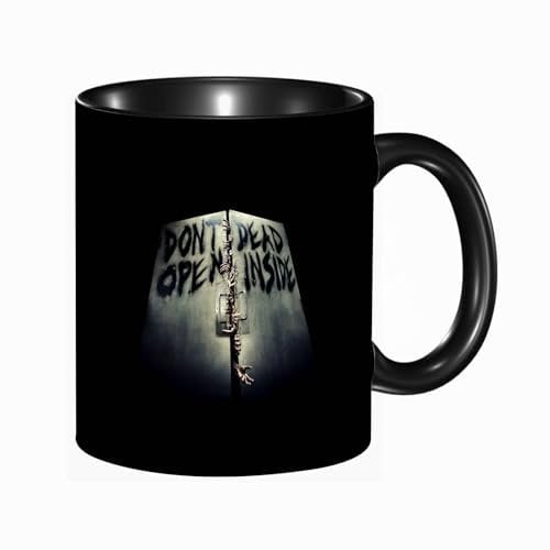 HRRASFAZF Taza divertida de cerámica de 11 onzas,Manos Terribles De Zombies The Walking Dead Únicas,Tazas Originales de Desayuno - Graciosos Ideas para Regalos - Cerámica 330 ml