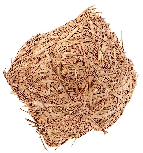 Zerodeko Natural Haystack Stool Props Outdoor Garden Decor Artificial Hayrick Scene Ornament DIY Fake Scenery Props for Photography
