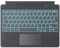 Inateck Surface Pro 11 Tastatur,Kompatibel mit Surface Pro 11/10/9/8/X, KI-Funktion,Tastatur mit Touchpad 7-Farben Hintergrundbeleuchtung und Stifthalter,QWERTZ, KB05114