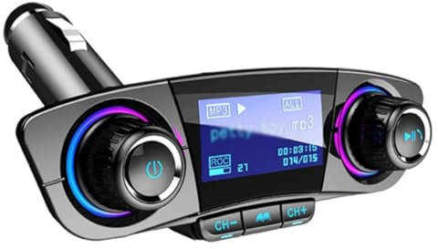 MAGICLULU Lettore Montato Su Veicolo Display Led Ricarica Usb Doppia Lettore Audio Vivavoce Compatibile Dispositivi Abilitati