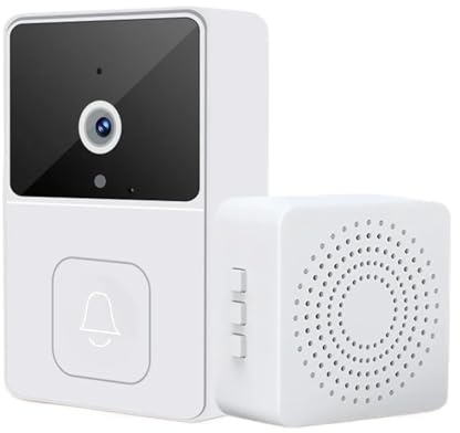 RFGTHY WiFi Video Doorbell With Camera Outdoor Wireless Smart House Door Bell Easy Installation