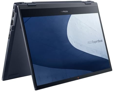 ASUS ExpertBook B5 Flip | Convertible | Star Black | 13,3 FHD Touch-Display | Core i5 1235U | RAM: 40GB | SSD: 4TB | Aluminium | Windows 11 Pro
