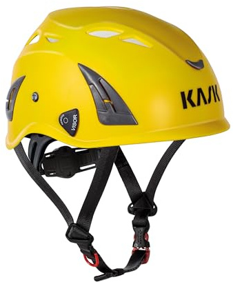 KASK Schutzhelm Superplasma AQ – Premium Arbeitsschutzhelm EN 397 belüftet – Leichter Profi Bauhelm mit 10 Luftschlitzen & Lampenhalter – Universelle Passform 51-63cm