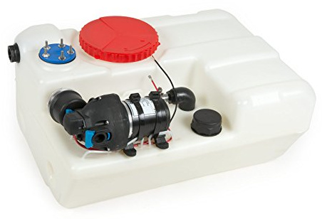 Nuova Rade Wassertank Bora 12 V Pumpe 40 L / 60 L / 80 L / 100 L Förderleistung 8 Liter/min Frischwassertank Bootstank Tank Boot