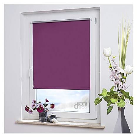 ourdeco Mini-Rollo Thermobeschichtung, 080 x 150 cm (Breite x Höhe), Fuchsia, verdunkelnd