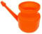 YOGSADHAK Jal Neti Pot en plastique imprimé Orange 450 ml