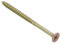 Spectre Advanced Lot de 100 vis à bois multifonctions 4,5 x 80 mm Zinc jaune passivé