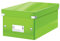 Leitz 60420054 DVD Storage Box, Click and Store Range, Green