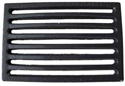 Easyricambi Griglia in ghisa per Camino e Stufa a Legna e Pellet Misura 24 x 16cm per Caduta Cenere e aereazione
