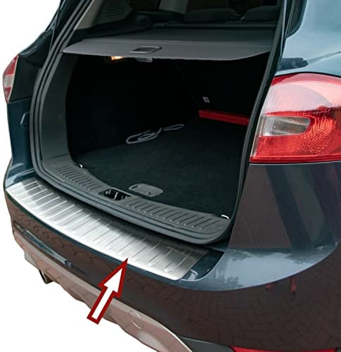 Ladekantenschutz Edelstahl MATT kompatibel für FORD KUGA I | 2008-2012 | mit Abkantung | premium Qualität von RECAMBO