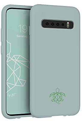 Turtleandcase Hülle Kompatibel Mit Samsung Galaxy S10 | Silikon Handyhülle | Dünne Schutzcase & Stoßfest für 6,1 (Helles Minzgrün)