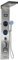 Colonne de Systèmes Douche en Acier Inoxydable Panneau de Douche + Douche Jets corporels + Douchette + LED +LCD écran, 20 * 52,5 * 123,5cm, Acier inoxydable brossé
