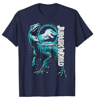 Jurassic World: Fallen Kingdom Raptor Blue Logo T-Shirt