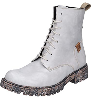 Josef Seibel Damen Marta 02 Halblange Stiefel, Offwhite, 43 EU