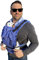 Regolo Baby Monkey Marsupio neonato ergonomico, porta bebe, Essential Blu, zaino porta bambino e neonato (0-24 mesi)