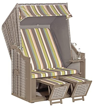 Sunny Smart Strandkorb 30 Z Pinie Onix Stoff 1226