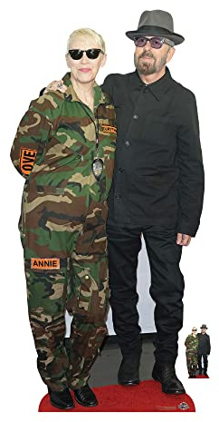 CS1033 Annie Lennox and Dave Stewart Lifesize Cardboard Cutout - Ideal for Music Theme Celebrations and Fans