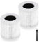 VIEWALL 2 Pack Core Mini Replacement Filter Compatible with LEVOIT Core Mini Air Purifier, 3-in-1 H13 True HEPA Filter Replacement, Part Number # Core Mini-RF