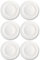ACAN Tradineur - Pack de 6 Platos Modelo Elba Llano - 25 cm - Material Resistente - Apto para lavavajillas y microondas - Ideal para el hogar, cocina y hosteleria.