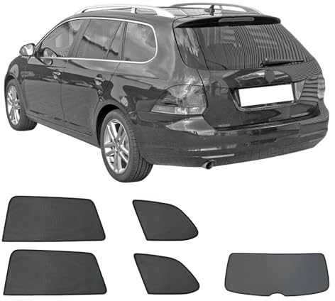 Premium Sonniboy Sonnenschutz kompatibel mit VW Golf 5 V 6 VI Variant 2003-2012 INKL Tasche