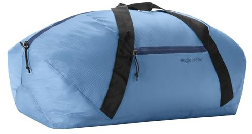 Eagle Creek Packbare Reisetasche für Reisen, aus strapazierfähigem, leichtem 100 % recyceltem Ripstop-Gewebe mit Schultergurten, langlebiger Geruchsschutz, Blue Dawn, Einheitsgröße