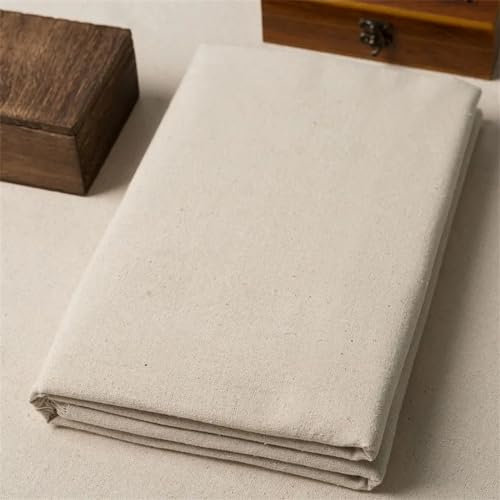 JMORCO Leinwand Zum Bemalen Reines Leinen-Ölgemälde, Acrylgemälde, Leinwand, unbeschichtet, feine Textur, Leinen, rohes Öl, Leinen-Leinwand, 28 cm–220 cm breit(108cm x 3meter)