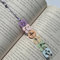 Personalisierte Lesezeichen mit Foto Namen Lesezeichen Acrylglas Bookmark Weihnachten Geburtstag Geschenk für Lehrer, Leser, Mädchen, Mutter, Großmutter, Geschenk Einschulung (Niedlich)