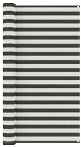 Somanki Tent Carpet 200x300 cm Anthracite and White, Caravan Awnings, Breathable Groundsheet, Awning Carpet, Caravan Skirt For Awning, Awning Groundsheets, Car Awning Canopy - 310817