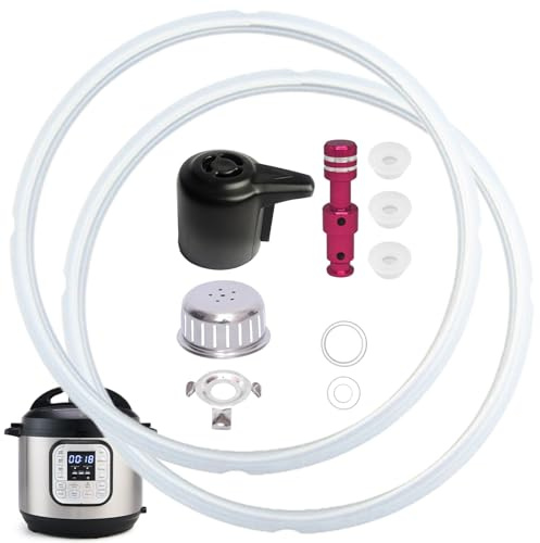 11 PCS Instant Pot Accessories for Duo 8 Qt and Duo Plus 8 Qt, InstantPot Replacement Parts Include Sealing Ring, Steam Release Valve, Anti-Block Shield, Valve Sealing Ring, Float Valve and Gasket