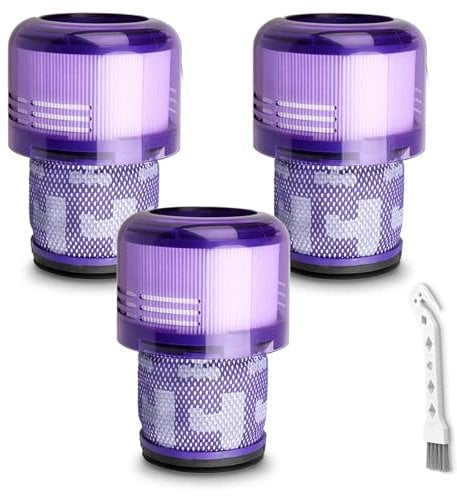 EFOTIML Filtri da vuoto 3 pacchetti sostituzione per Dyson V11 Torque Drive V11 Animal V11 Completo V11 Extra V15 Rilevare V15s Rilevare aspiratori sottomarini, confrontare con la parte 970013-02