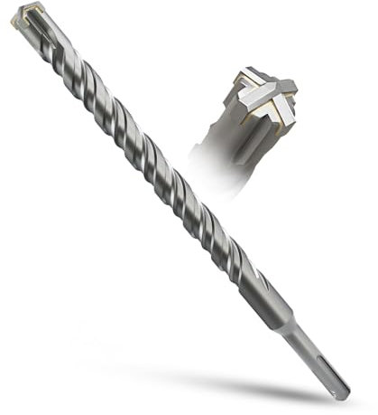 METOTY SDS Plus Bohrer 18mm×260mm,Steinbohrer,Hammerbohrer,Betonbohrer,Für Stein,Beton,Naturstein,Ziegelmauer