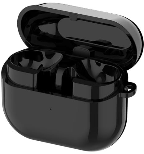 Funda de carga compatible con Samsung Galaxy Buds 3 Pro, caja de carga de repuesto, funda de carga para auriculares Samsung Galaxy Buds 3 Pro R630, accesorios para auriculares Bluetooth (negro)