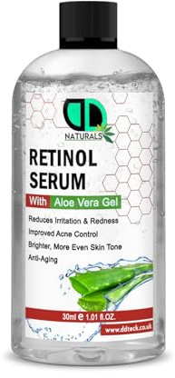 Retinol Serum For Post Acne Marks, Formulated With Aleo Vera Gel, Brightening Serum & Pore Minimizer For Face, Post Acne Skin Barrier Repair, Non-Comedogenic (30ml Cap)