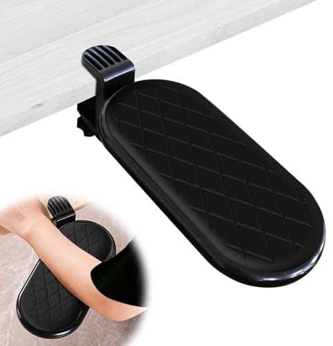 Reposabrazos para escritorio – Reposabrazos acolchado, 180 ° ajustable extensión de escritorio, ergonómico, reposamuñecas, reposamuñecas, reposamuñecas, escritorio gadgets
