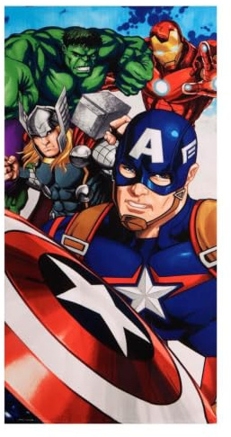 Avengers Mikrofaser-Handtuch für Kinder für Bad und Strand, Mikrofaser-Handtuch für Kinder, mit Design für den täglichen Gebrauch