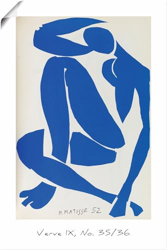 ARTLAND Wanddeko Poster & Kunstdrucke Wandposter 80x120 cm Henri Matisse Verve IX, No. 35/36 berühmtes Gemälde klassische Moderne Expressionismus U6DF