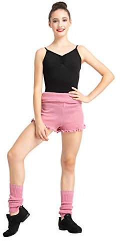 Rumpf RU2711 Baltimore Damen Ballett Jazz Gymnastik Tanz Wärme Shorts (Pink, XS)