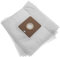 vhbw 5x Bolsa aspiradora compatible con Nilfisk Bravo, Coupé Neo, Go, One aspiradora - vellón micro, 24,7 cm x 27 cm, blanco