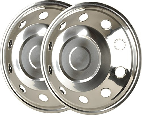 Hansen Styling Parts 16 Zoll Radzierblenden Edelstahl gewölbt für Wohnmobile Transporter und Anhänger