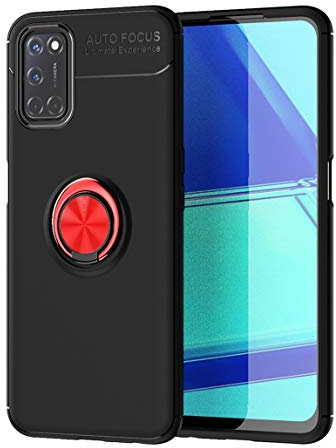 SORAKA Coque pour Oppo A72 avec Anneau,Doux Slim Fit Housse TPU Coque Oppo A52 avec Plaque métallique pour Support Téléphone Voiture Magnétique