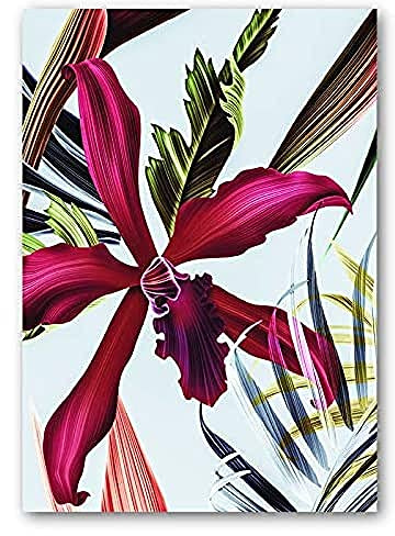 Charfleet NB86LIL Botanical Collection A5 Zeitschriften Notizbuch, Lily