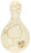 Thun, Portamestoli in Ceramica Decorata a Mano con Decorazioni Floreali e Iconica Farfalla, Linea Elegance, 21x12.5x3 h cm